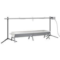 VidaXL Barbecue Grill- En Bakset Automatisch Roestvrij Staal