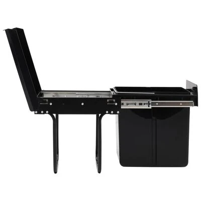 VidaXL Inbouwprullenbak Uittrekbaar Soft-close 20 L 7 VidaXL Inbouwprullenbak Uittrekbaar Soft-close 20 L - Afbeelding 5