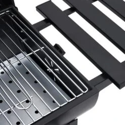 VidaXL Barbecuevat Met Wielen En Schappen 115x85x95 Cm Staal Zwart 21 VidaXL Barbecuevat Met Wielen En Schappen 115x85x95 Cm Staal Zwart -PeeWee-winkel image 9 313636