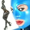 Anatomisch Dames Latex Masker #1159 -PeeWee-winkel la 1159 hood for female with opening 94
