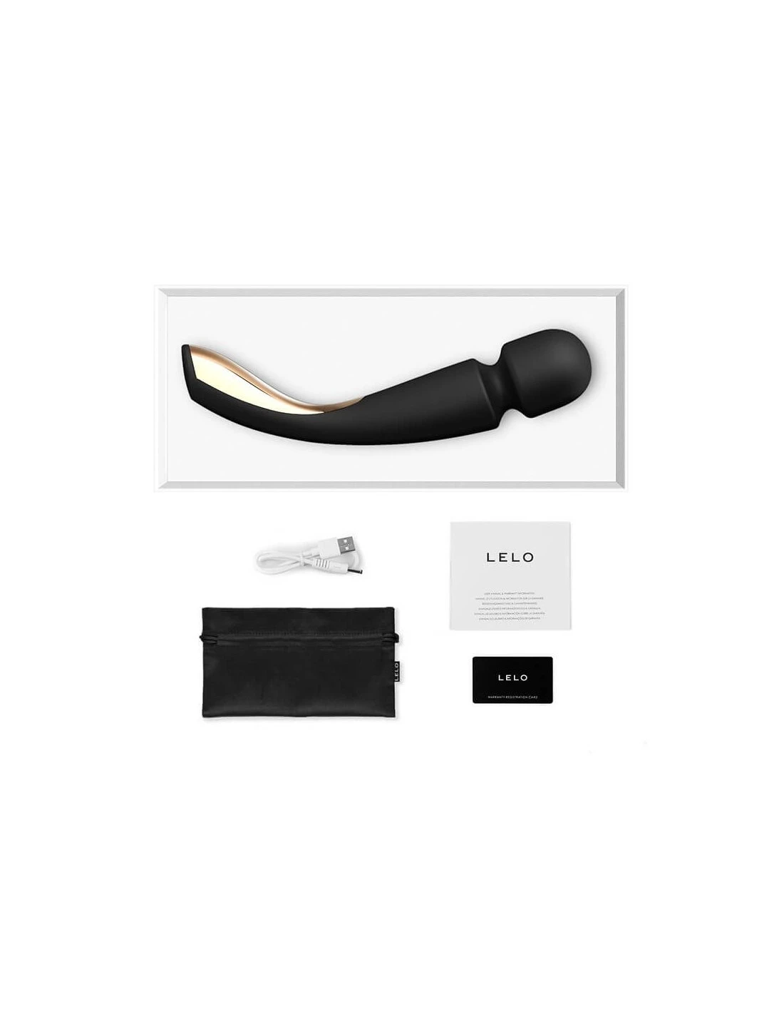 Lelo Smart Wand 2 Massager Groot Zwart 4 Lelo Smart Wand 2 Massager Groot Zwart - Afbeelding 3