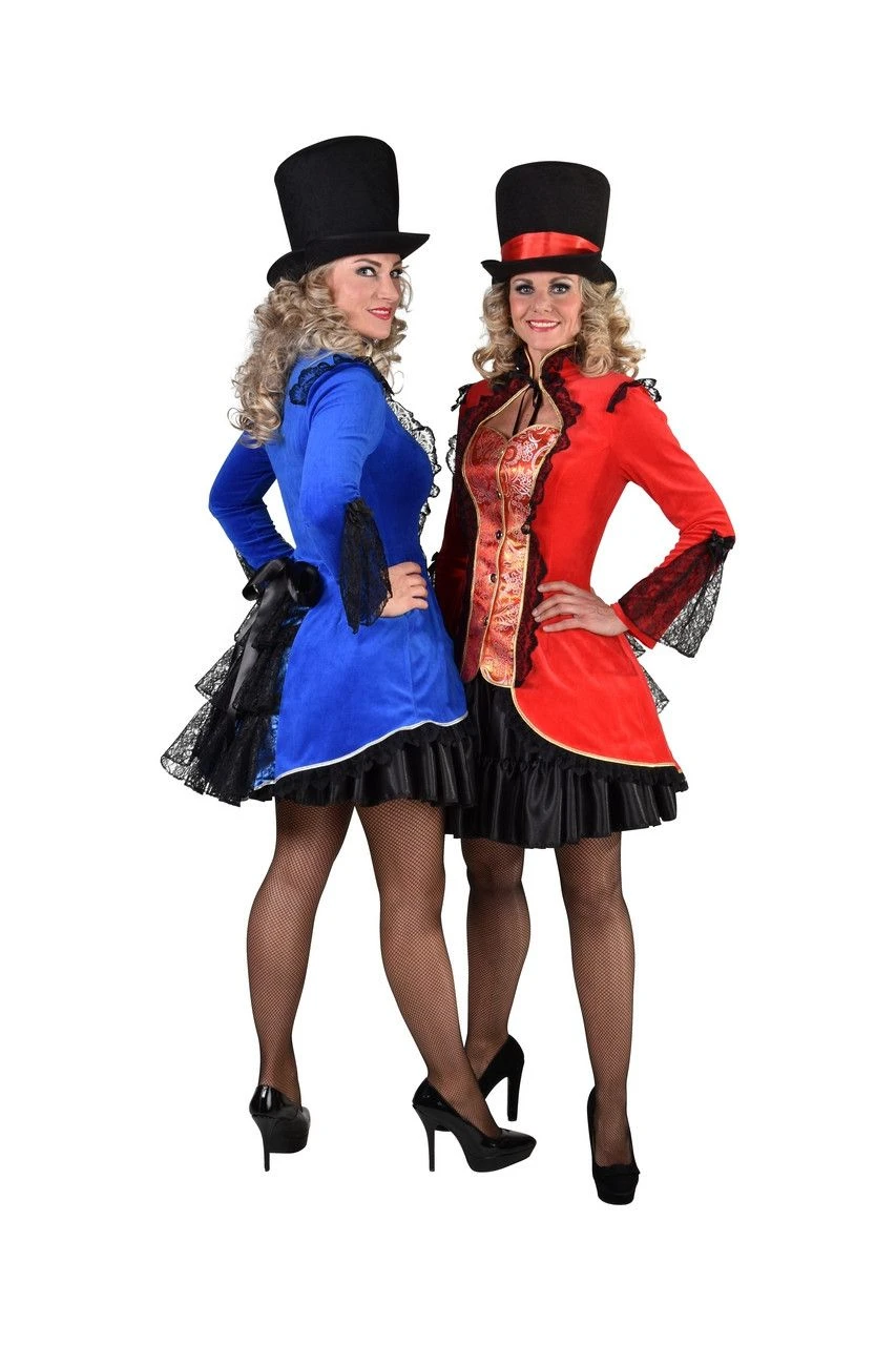 Vergulde Bourgeoisie Jas Rood Vrouw 4 Vergulde Bourgeoisie Jas Rood Vrouw - Afbeelding 2