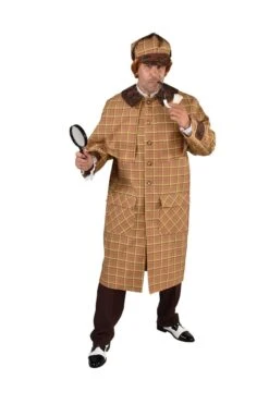 Super Detective Speurneus Sherlock Man Kostuum