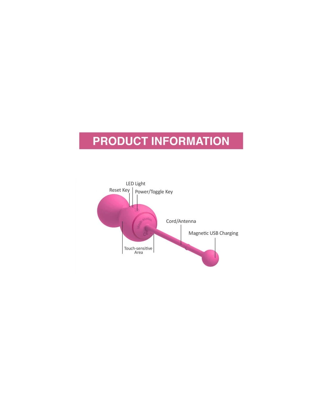 Magic Motion Smart Kegel Master Balls Pink 9 Magic Motion Smart Kegel Master Balls Pink - Afbeelding 7