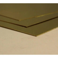 Messing Plaat 400x200mm | 1.0mm