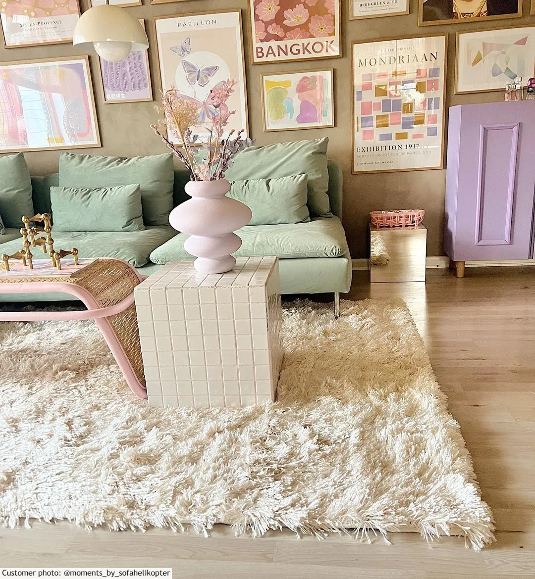 Hoogpolig Vloerkleed - Janjira (offwhite) 5 Hoogpolig Vloerkleed - Janjira (offwhite) - Afbeelding 3