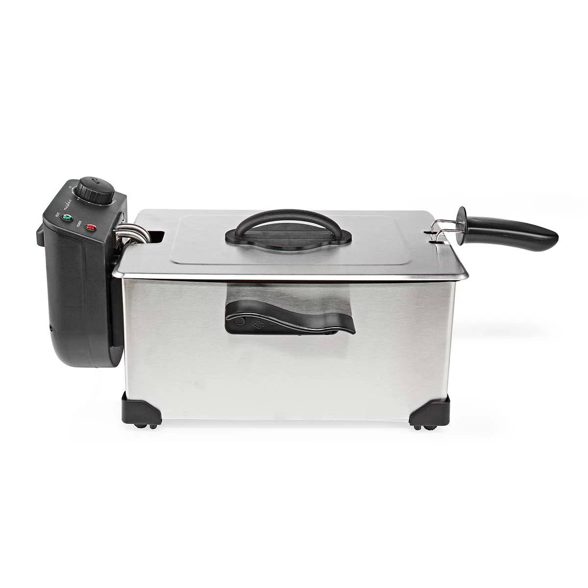 Nedis Nedis KADF301FSR Frituurpan Aluminium (2200W, 3L) 4 Nedis Nedis KADF301FSR Frituurpan Aluminium (2200W, 3L) - Afbeelding 4