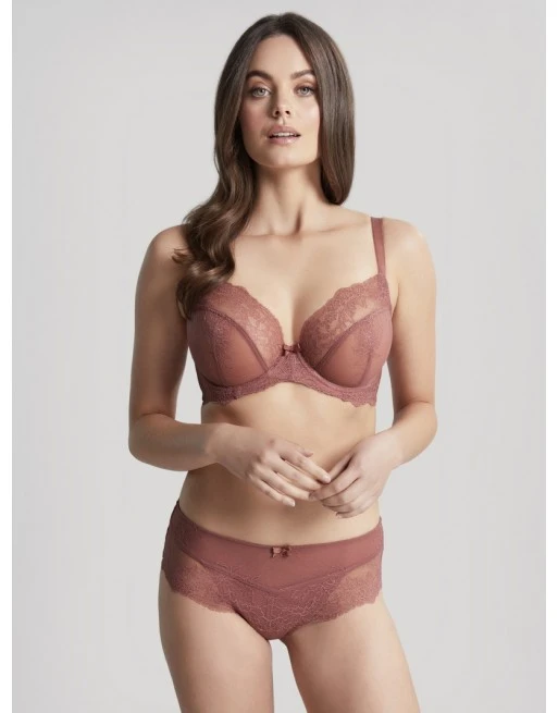 Panache Ana Plunge BH Kleine En Grote Maten + Grote Cupmaat D Tot J / T. 60-85 - Sienna - 9396 5 Panache Ana Plunge BH Kleine En Grote Maten + Grote Cupmaat D Tot J / T. 60-85 - Sienna - 9396 - Afbeelding 3