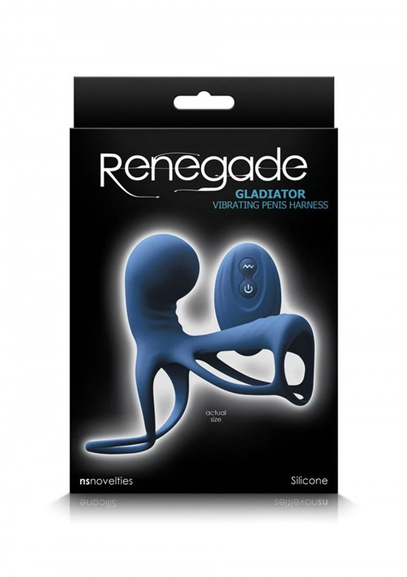 Penissleeve Renegade Gladiator - Blauw 3 Penissleeve Renegade Gladiator - Blauw - Afbeelding 2