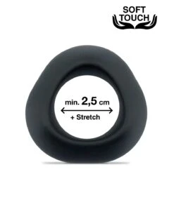 Master Series Polygon Cockring - Zwart 9 Master Series Polygon Cockring - Zwart -PeeWee-winkel polygon cockring zwart