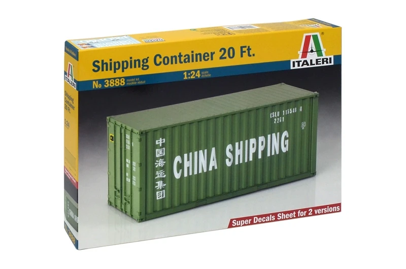 Italeri 1:24 Shipping Container 20Ft. 3 Italeri 1:24 Shipping Container 20Ft.