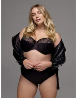 Sculptresse Chi Chi Balconnet BH Grote Cupmaten D - HH / T. 75-105 - Zwart - 7695 -PeeWee-winkel sculptresse chi chi balconnet bh grote cupmaten d hh t 75 105 zwart 7695 6