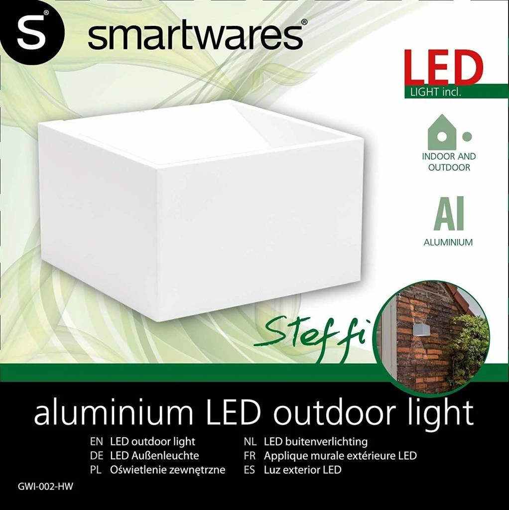 Smartwares Smartwares Steffi LED Wandlamp - Wit 8 Smartwares Smartwares Steffi LED Wandlamp - Wit - Afbeelding 6