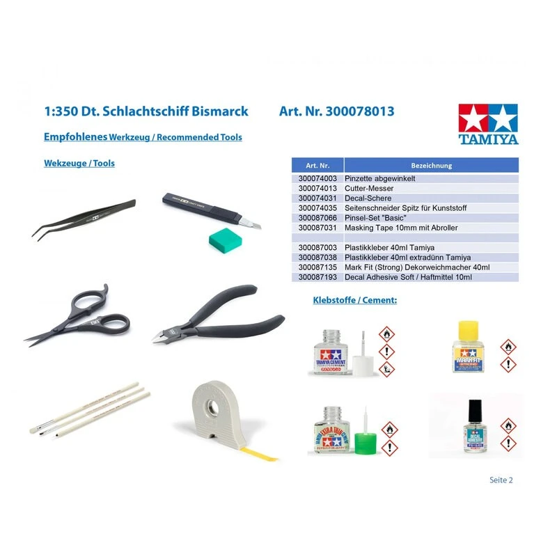 Tamiya Bismarck The Hunt For The Bismarck 5 Tamiya Bismarck The Hunt For The Bismarck - Afbeelding 3