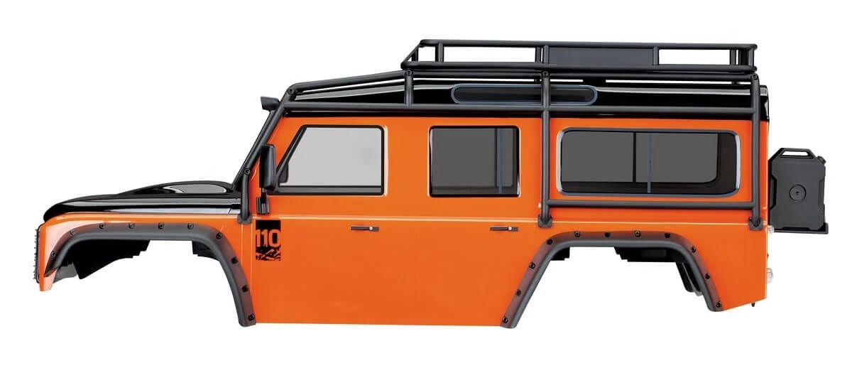 Traxxas TRX-4 Land Rover Defender Orange Painted Body 4 Traxxas TRX-4 Land Rover Defender Orange Painted Body - Afbeelding 3