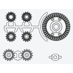Verkerk Volvo FH16 Tandwielen Set Achteras Kunststof