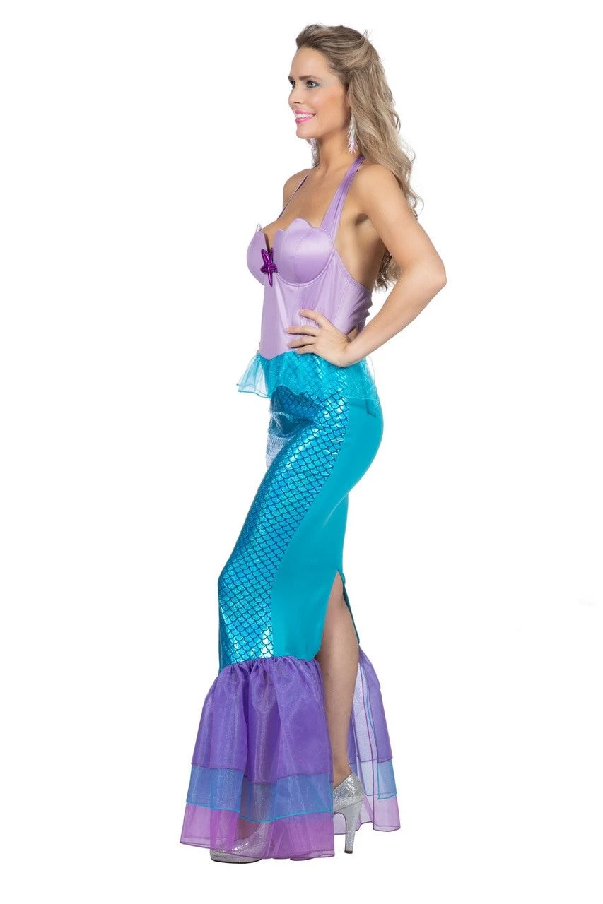 Vissenstaart Zeemeermin Stille Zuidzee Vrouw Kostuum 4 Vissenstaart Zeemeermin Stille Zuidzee Vrouw Kostuum - Afbeelding 2